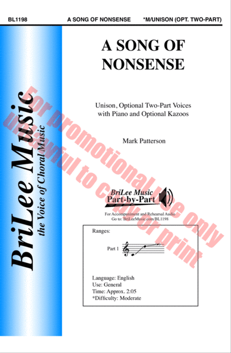 A Song of Nonsense Choir scores gallery preview page 2