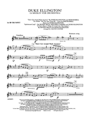 Book cover for Duke Ellington: 1st B-flat Trumpet