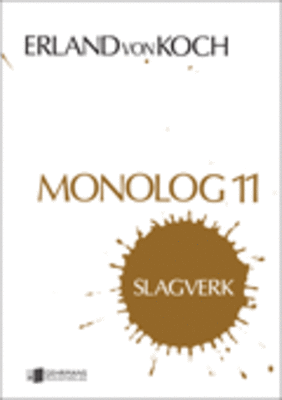 Monolog 11 Percussion scores gallery preview page 1