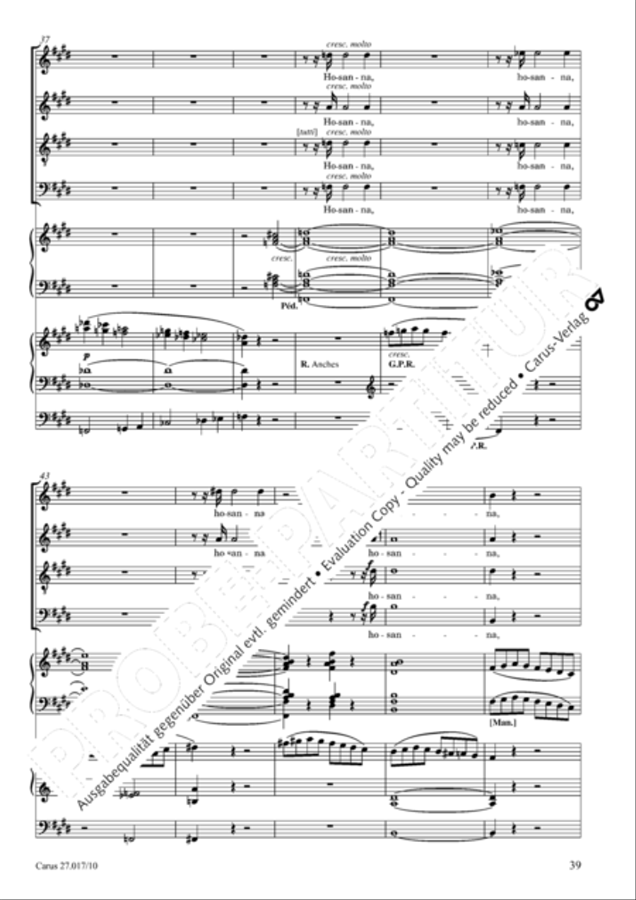 Messe solennelle en ut diese mineur 4-Part scores gallery preview page 40