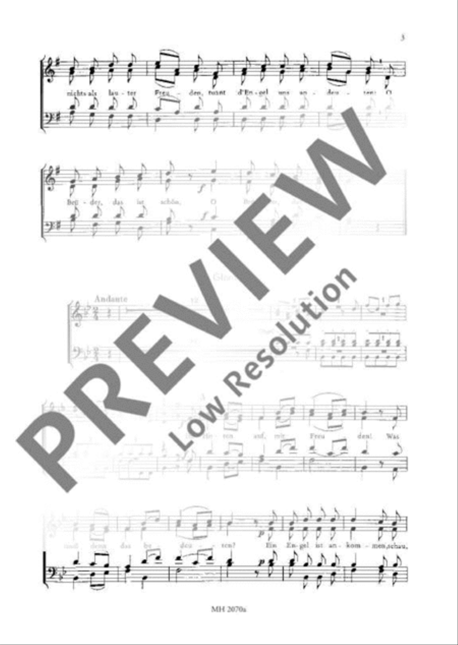 Wössener Weihnachtsmesse Wössener Weihnachtsmesse Mixed Choir scores gallery preview page 4