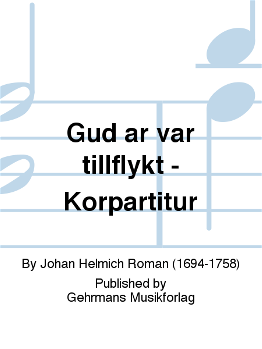 Gud ar var tillflykt - Korpartitur 4-Part scores gallery preview page 1