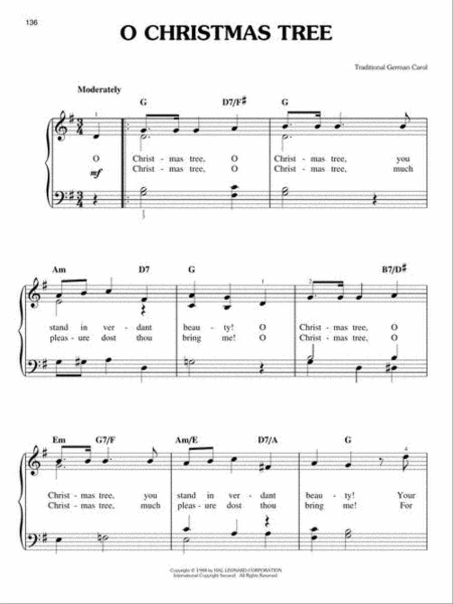 The Easy Christmas Songbook Easy Piano scores gallery preview page 6