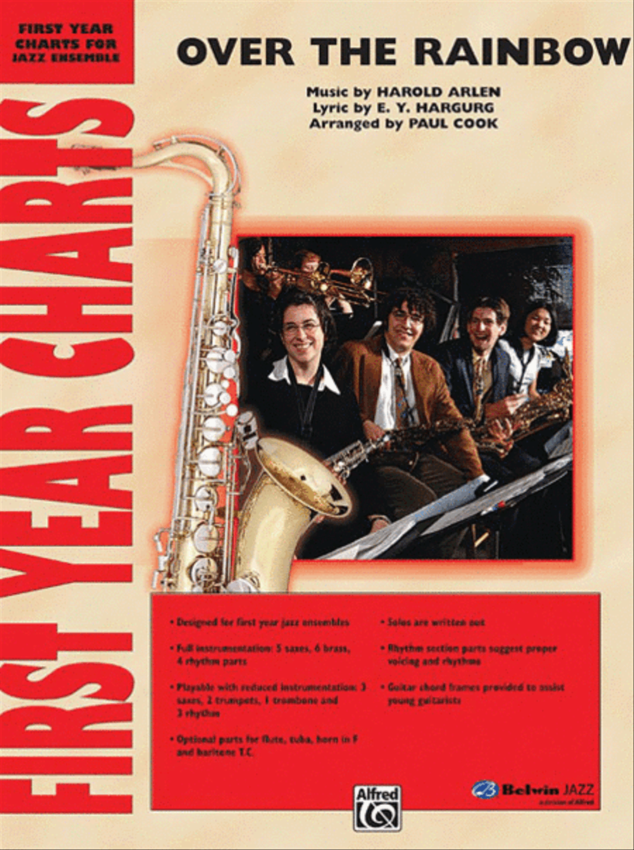 Over the Rainbow Jazz Ensemble scores gallery preview page 1