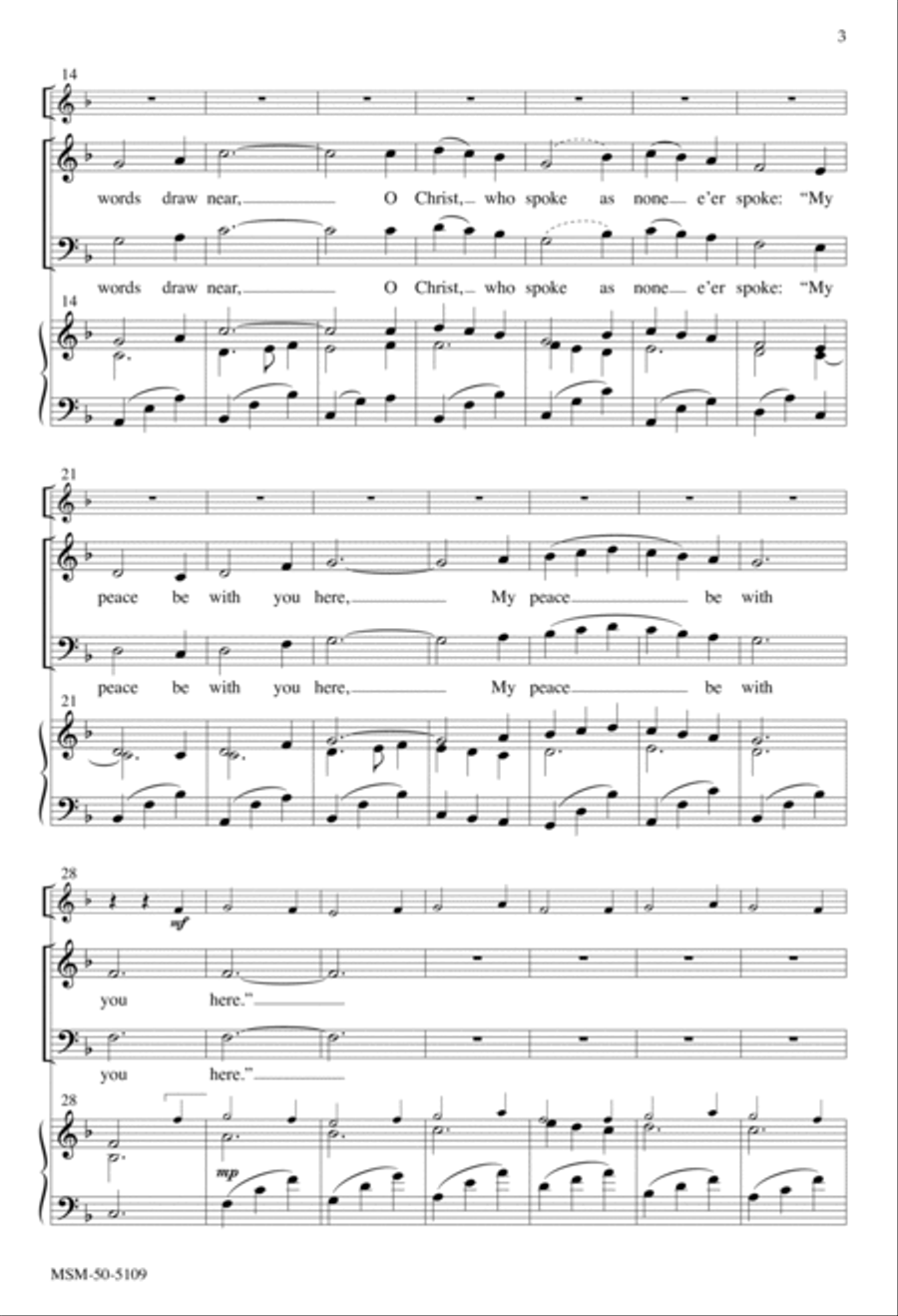 We Walk by Faith and Not by Sight 2-Part scores gallery preview page 2