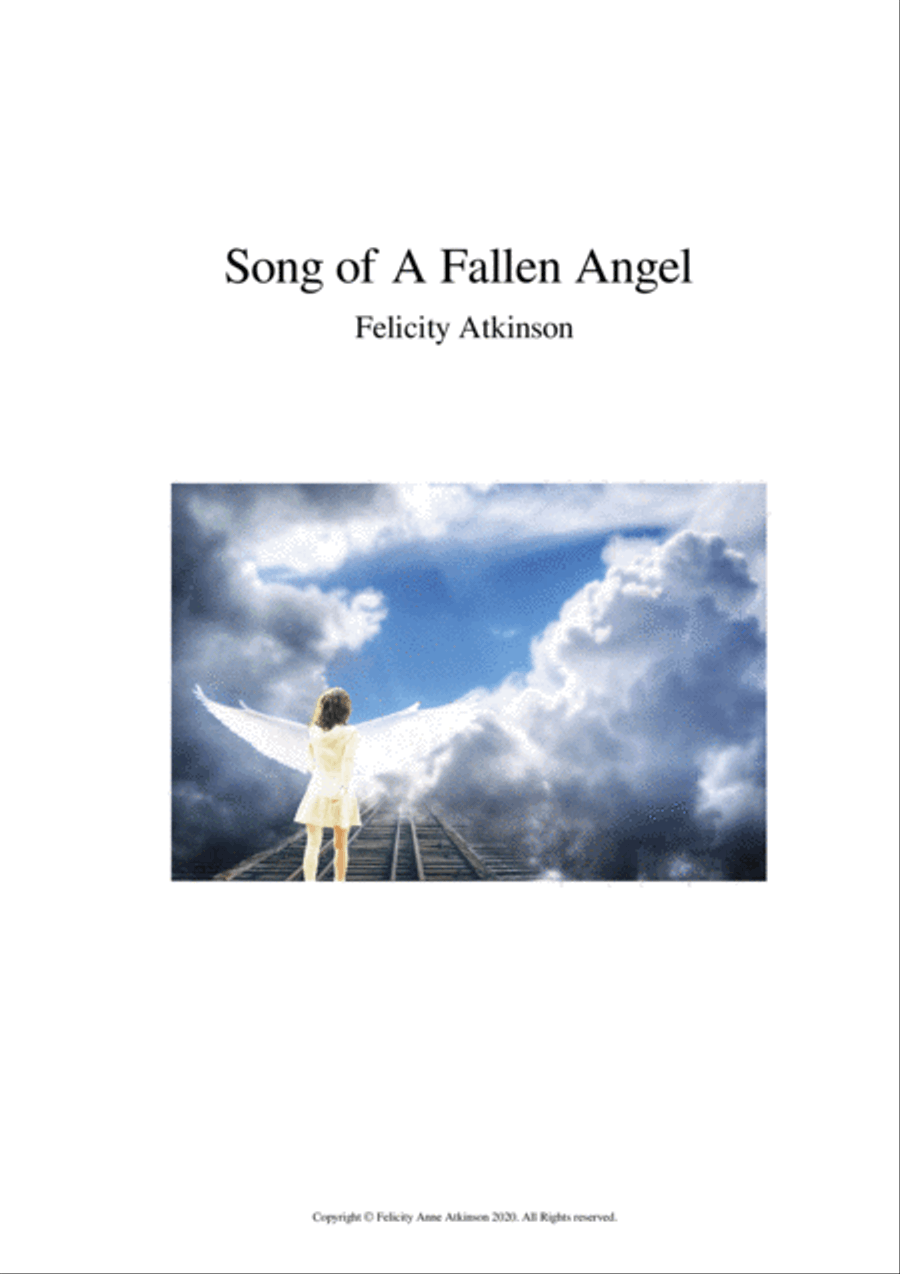 Song of a Fallen Angel Song of a Fallen Angel Piano Solo scores gallery preview page 1