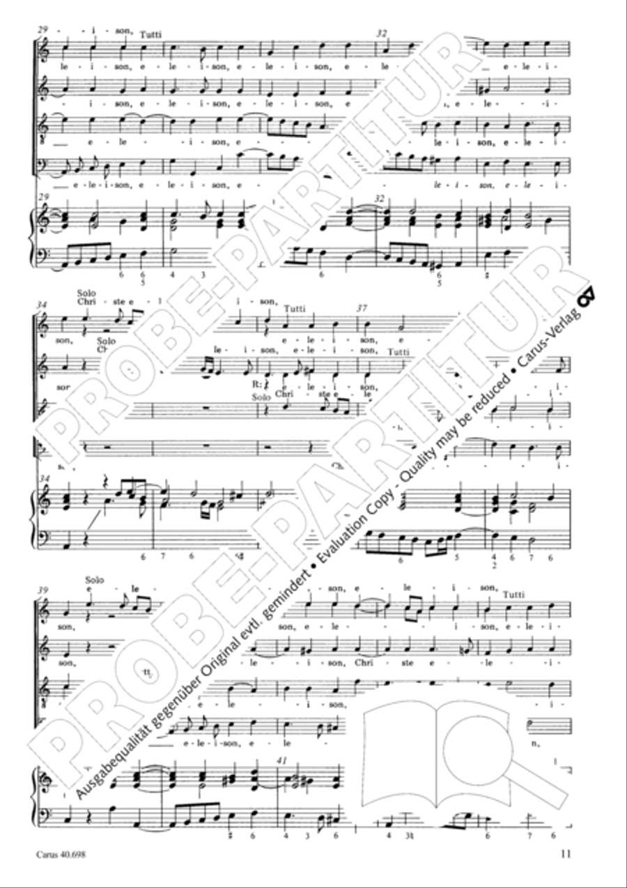 Messa breve SSATB scores gallery preview page 12