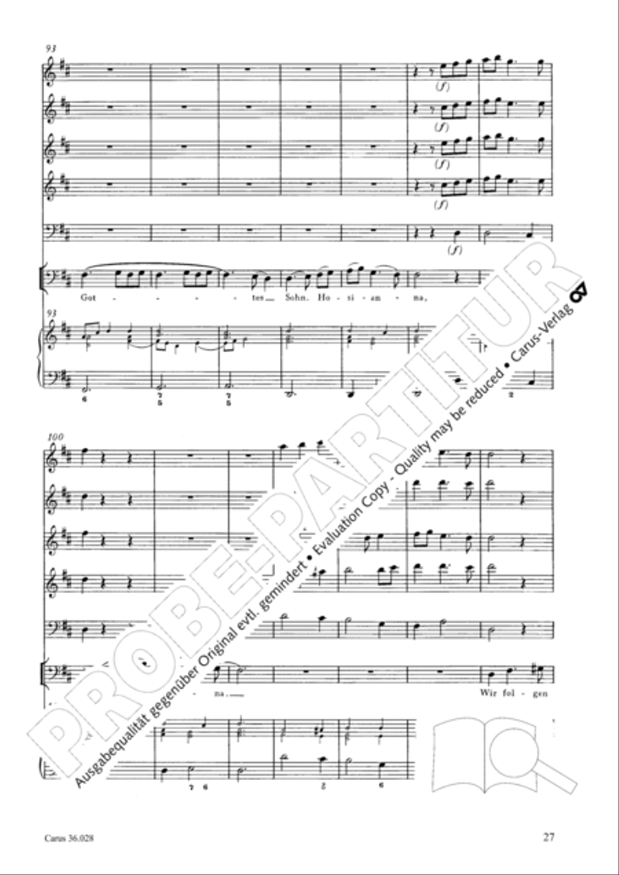 Wake, o wake and hear the voices 3-Part scores gallery preview page 27