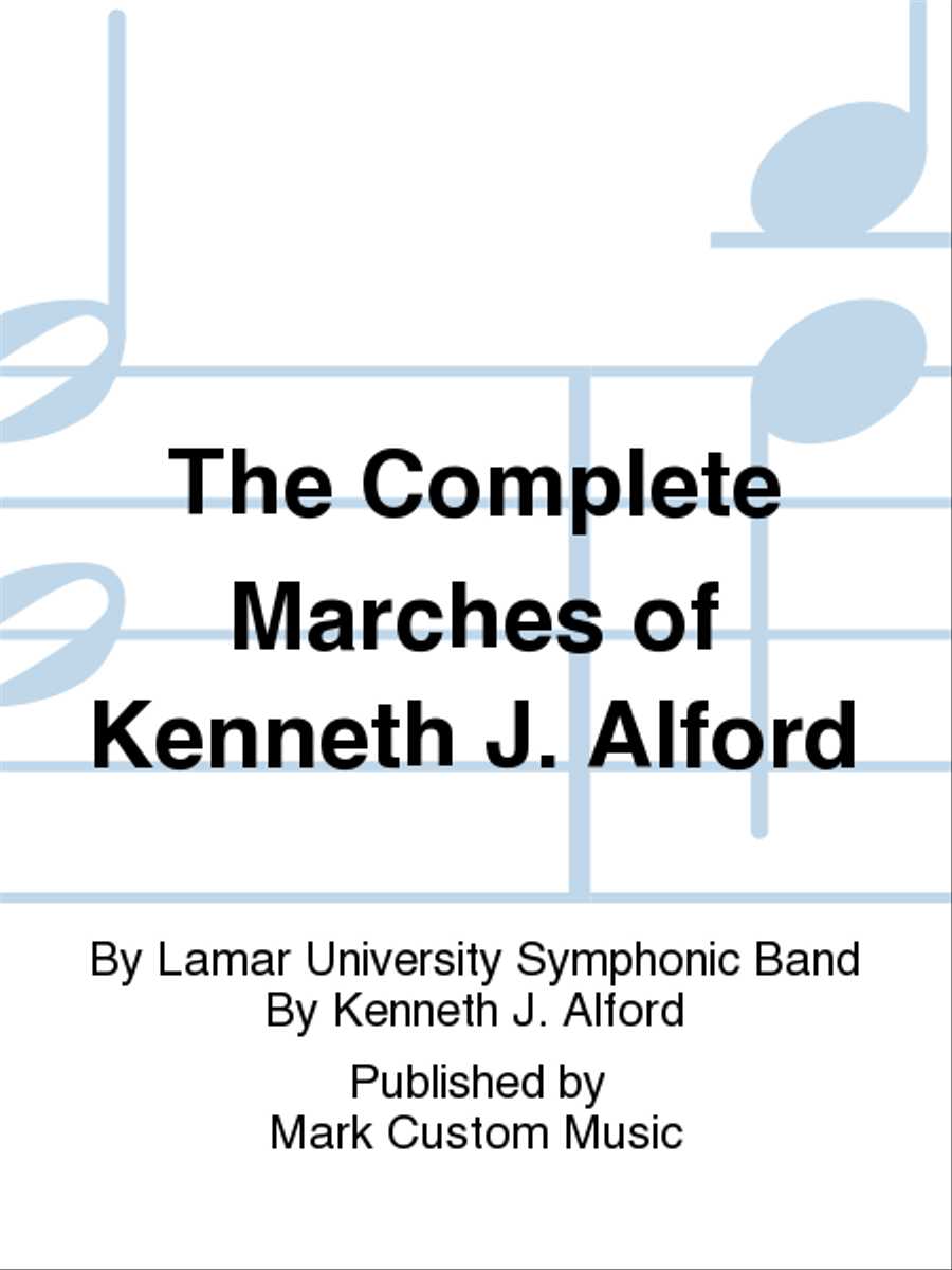 The Complete Marches of Kenneth J. Alford Concert Band scores gallery preview page 1