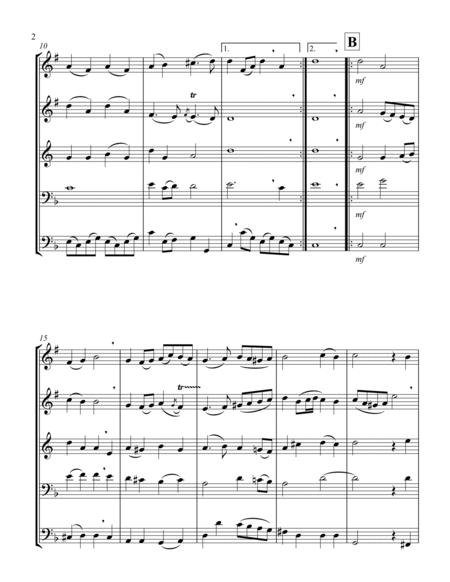 Heroic Music - No. 11. L'Esperance (F) (Brass Quintet - 2 Trp, 1 Hrn, 1 Trb, 1 Tuba) image number null