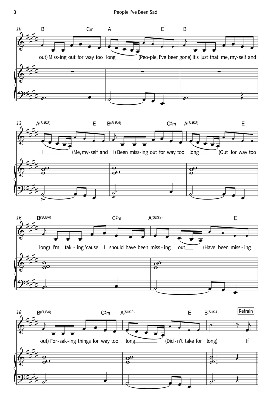 People I've Been Sad Voice scores gallery preview page 4