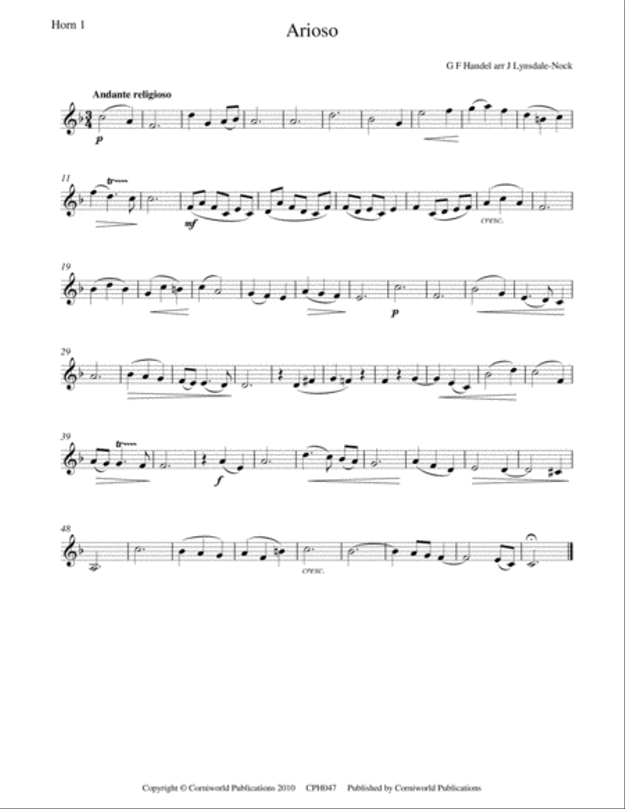 Arioso Brass Ensemble scores gallery preview page 4