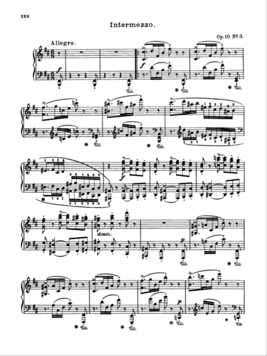 Brahms: Piano Works (Volume I: Op. 1 to Op. 24) Piano Solo scores gallery preview page 1