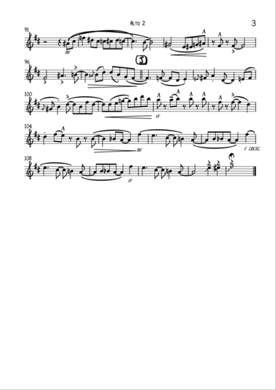 Mersey Mersey Mersey (Big Band) Jazz Ensemble scores gallery preview page 6