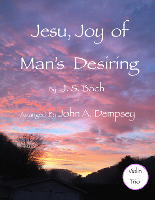 Book cover for Jesu, Joy of Man's Desiring (Violin Trio)