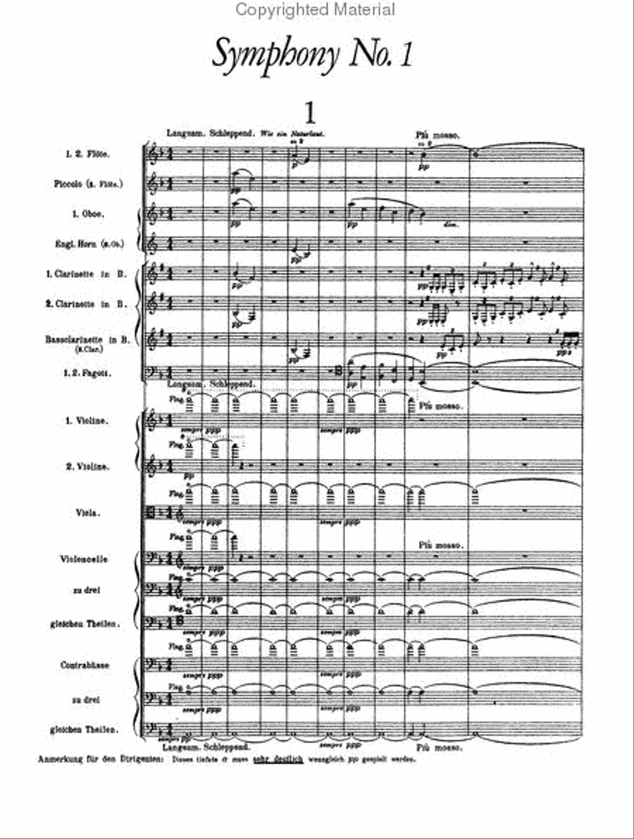 Symphonies Nos. 1 and 2 in Full Score Full Orchestra scores gallery preview page 2