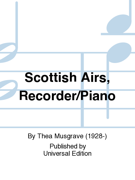 Scottish Airs, Recorder/Piano