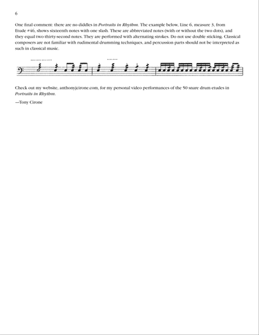 Portraits in Rhythm: Advanced Edition Percussion Ensemble scores gallery preview page 6