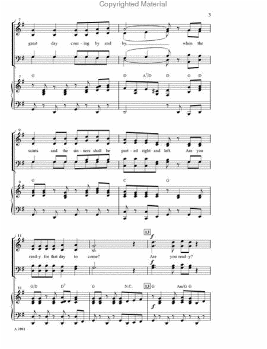 A Great Day in Gloryland A Great Day in Gloryland 4-Part scores gallery preview page 3