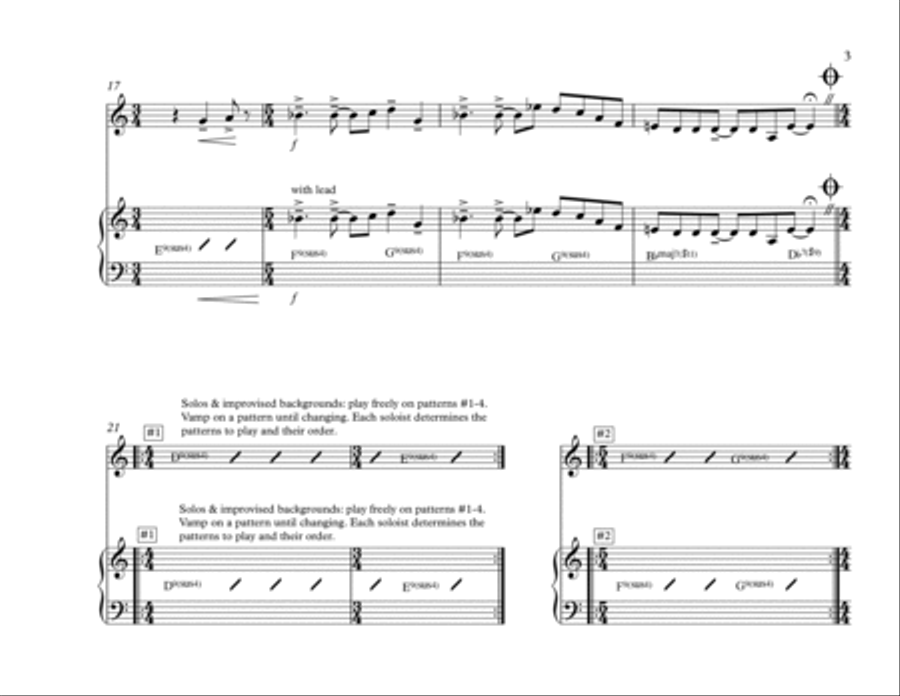 Connecticut Avenue SUVs Jazz Ensemble scores gallery preview page 3