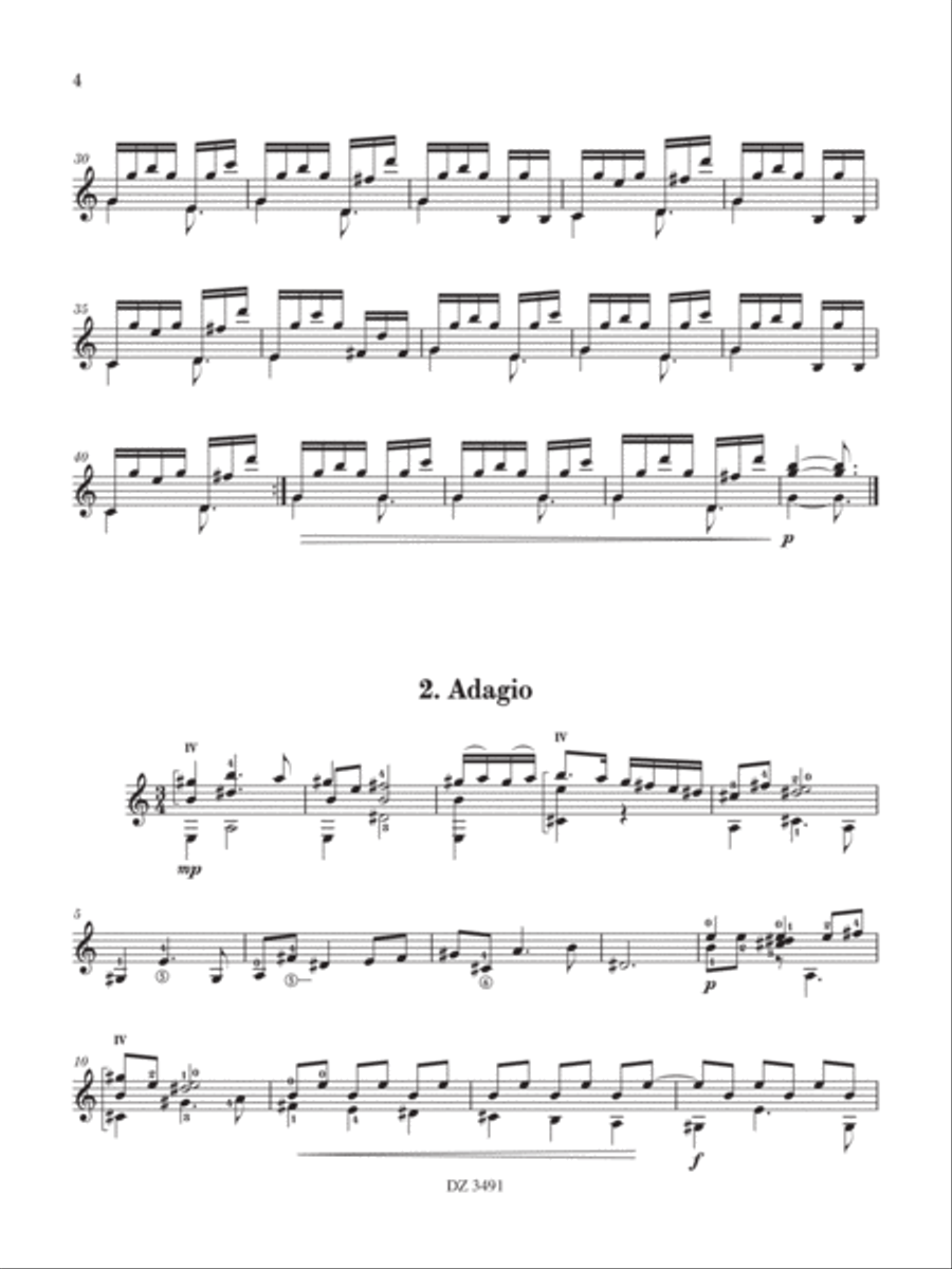 Book of Little Treasures, vol. 1 Prelude and Etudes Classical Guitar scores gallery preview page 5