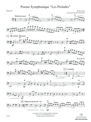 Poeme Symphonique "Les Preludes": Cello