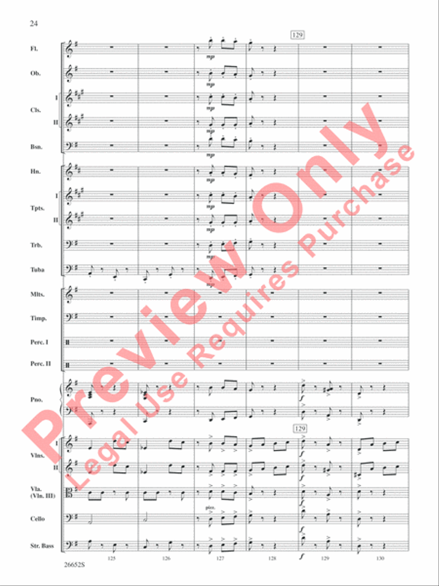 Leroy Anderson Favorites Leroy Anderson Favorites Full Orchestra scores gallery preview page 25