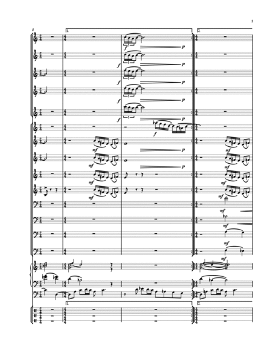 Run with the Tiger Jazz Ensemble scores gallery preview page 3