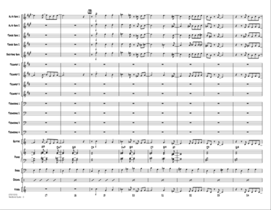 Yardbird Suite (arr. Mark Taylor) - Conductor Score (Full Score) Jazz Ensemble scores gallery preview page 3