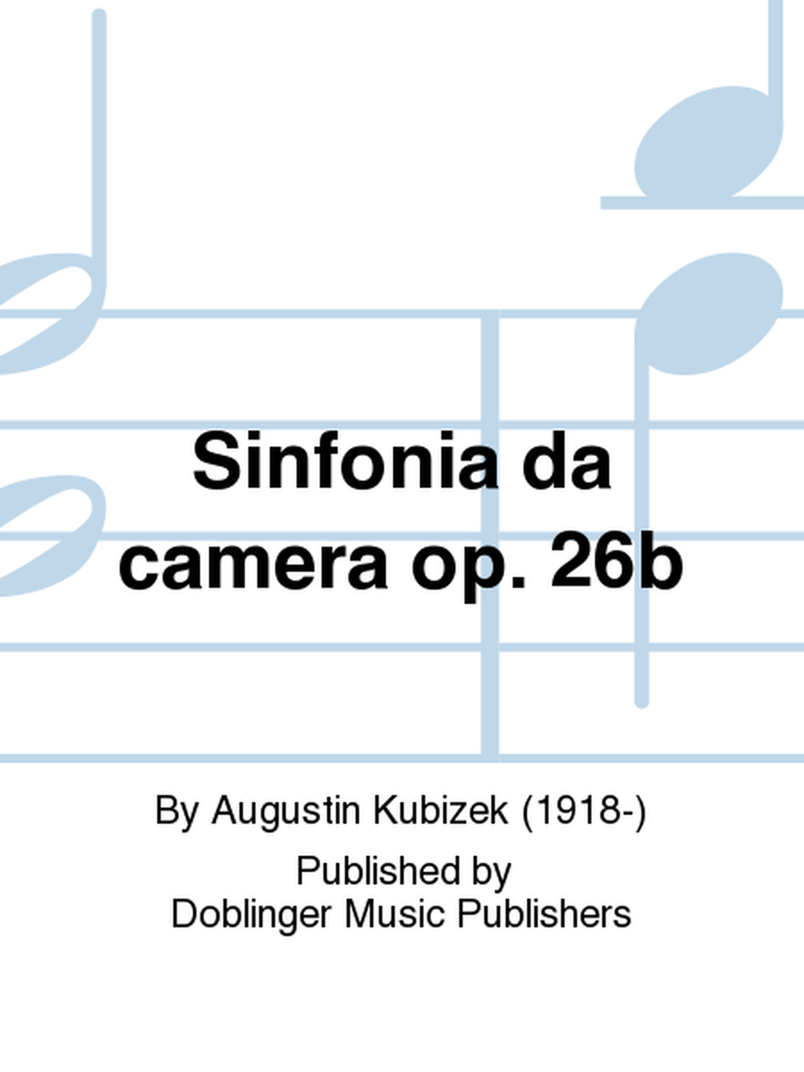 Sinfonia da camera op. 26b