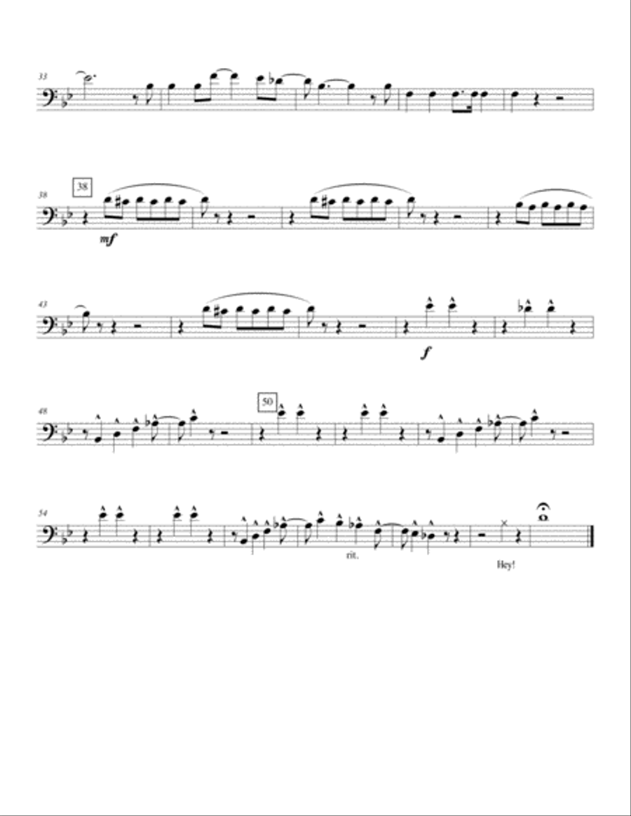 I Got You (I Feel Good) Brass Ensemble scores gallery preview page 4