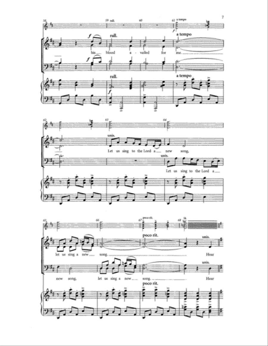 O for a Thousand Tongues to Sing Choir scores gallery preview page 7