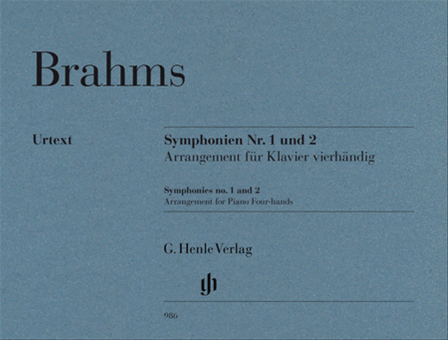 Symphonies Nos. 1 and 2 Piano Solo scores gallery preview page 1