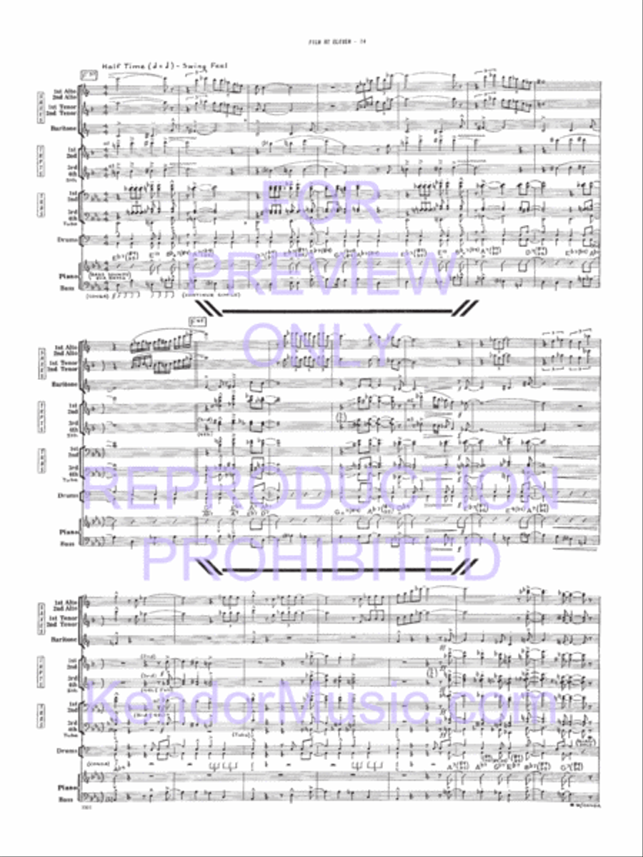 Film At Eleven Film At Eleven Jazz Ensemble scores gallery preview page 15