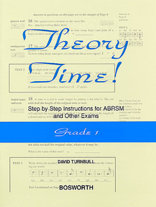David Turnbull: Theory Time - Grade 1