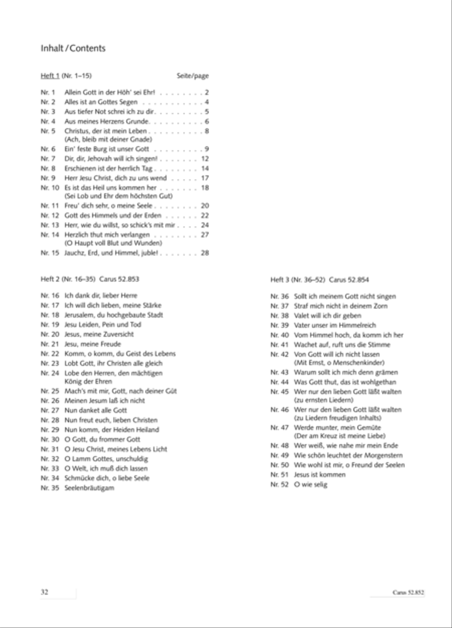 Reger: 52 easy preludes for the most common Lutheran chorales op. 67, Volume 1 Organ Solo scores gallery preview page 6