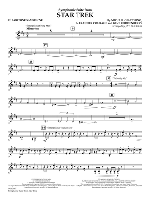 Symphonic Suite from Star Trek - Eb Baritone Saxophone