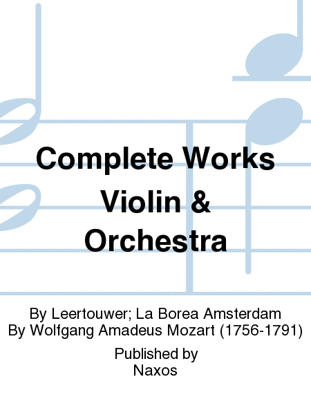Complete Works Violin & Orchestra