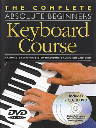 Book cover for The Complete Absolute Beginners Keyboard Course
