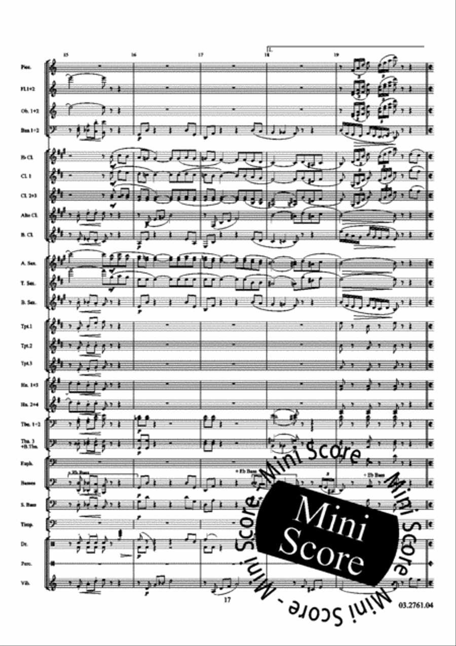All Blue All Blue Concert Band scores gallery preview page 23