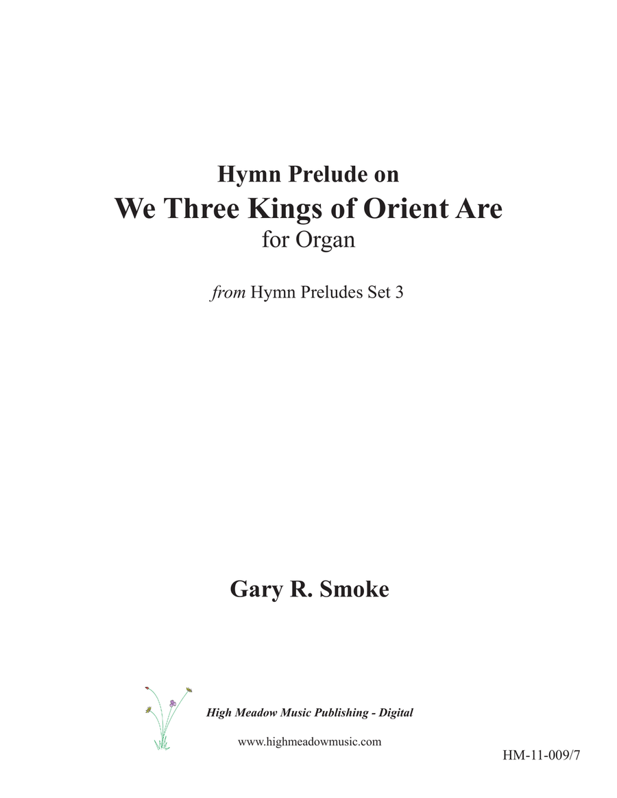 We Three Kings of Orient Are Organ Solo scores gallery preview page 1