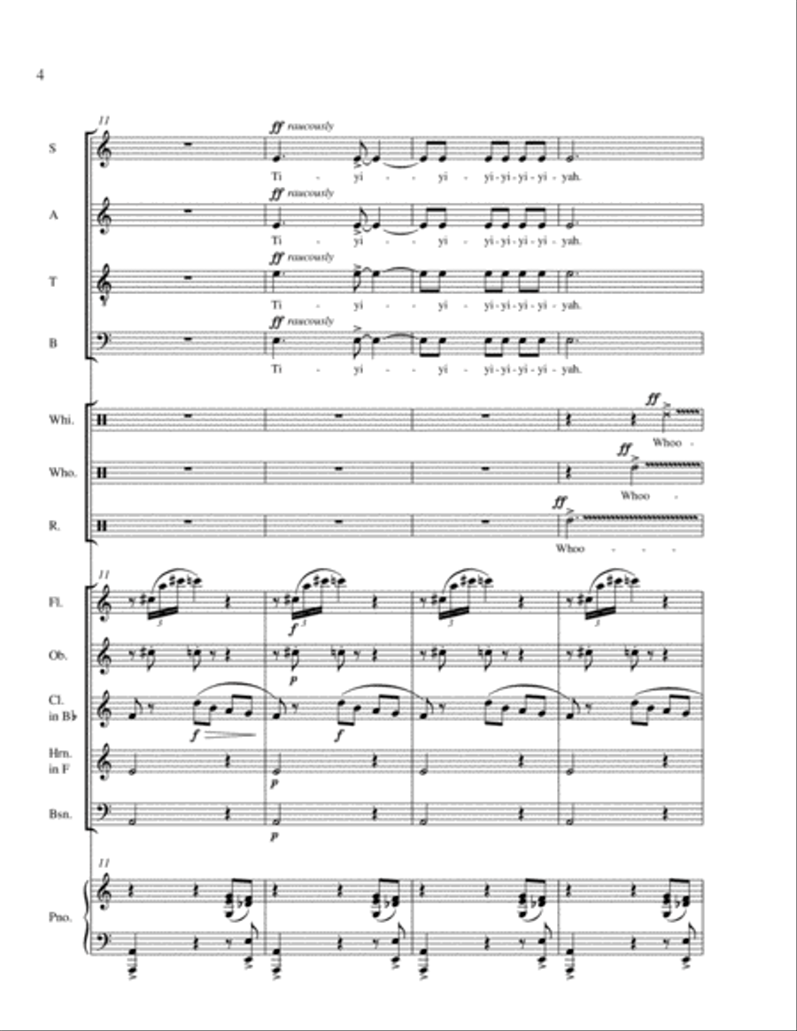 The Settling Years: 1. Comin' to Town Choir scores gallery preview page 4