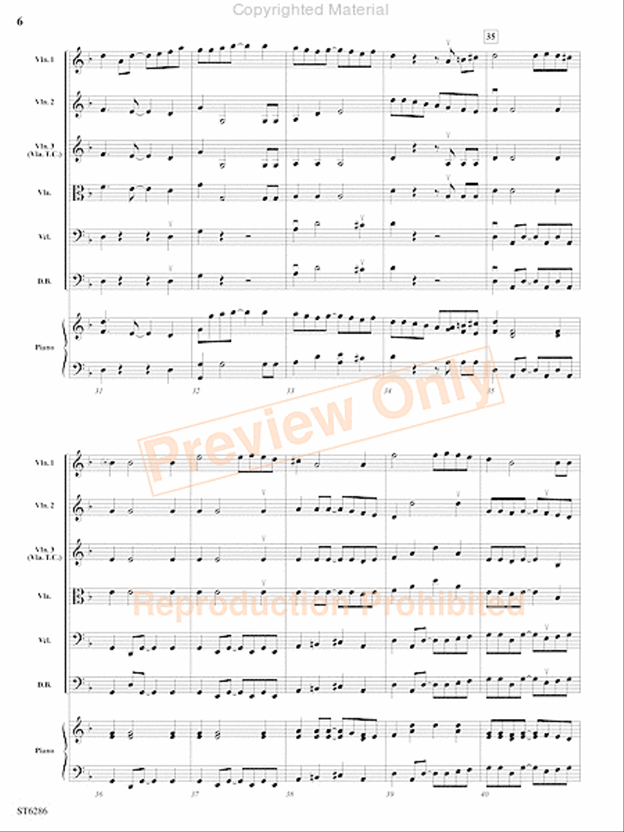 We Wish You a Klezmer Christmas String Orchestra scores gallery preview page 7