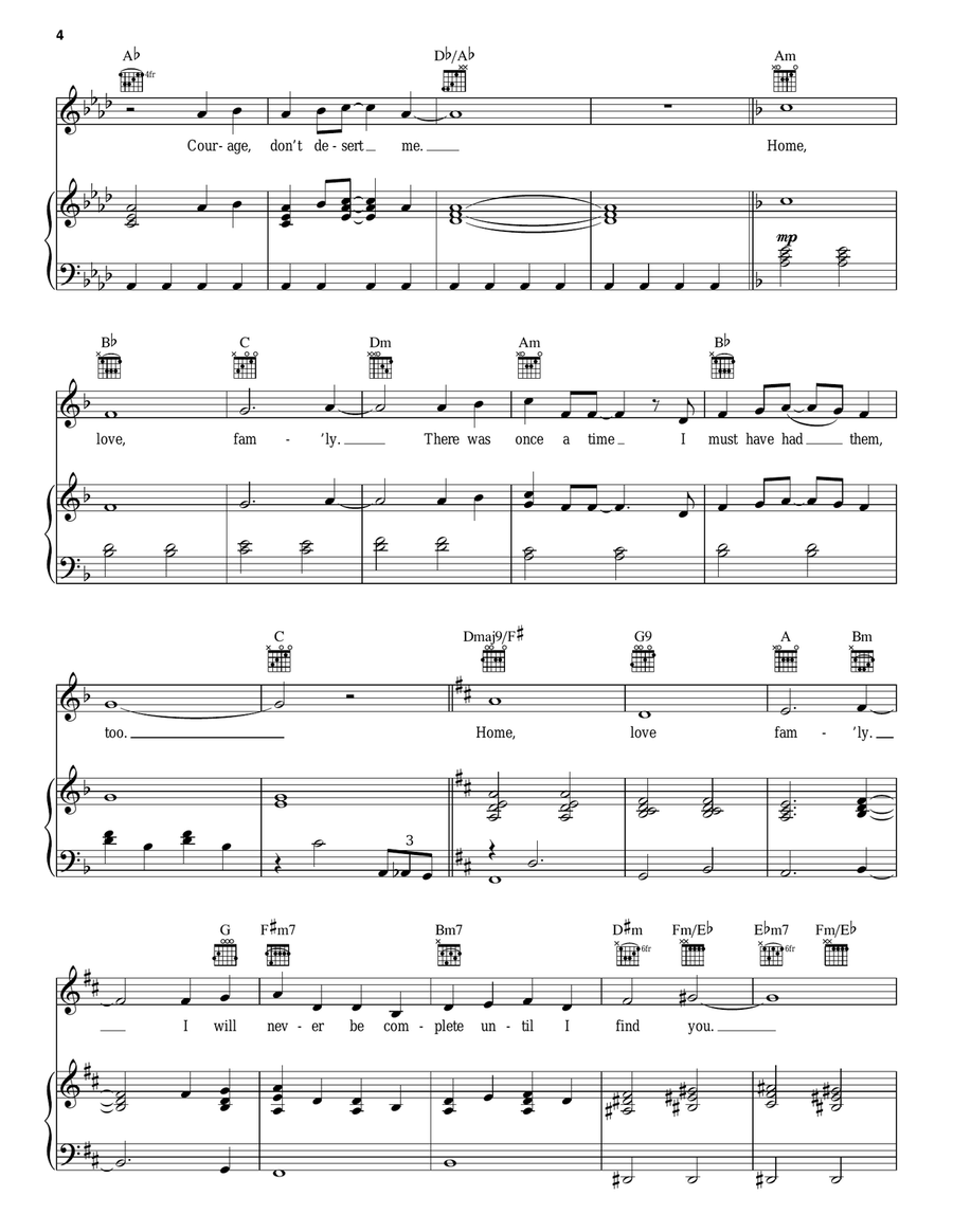 Journey To The Past (from Anastasia) Guitar scores gallery preview page 4