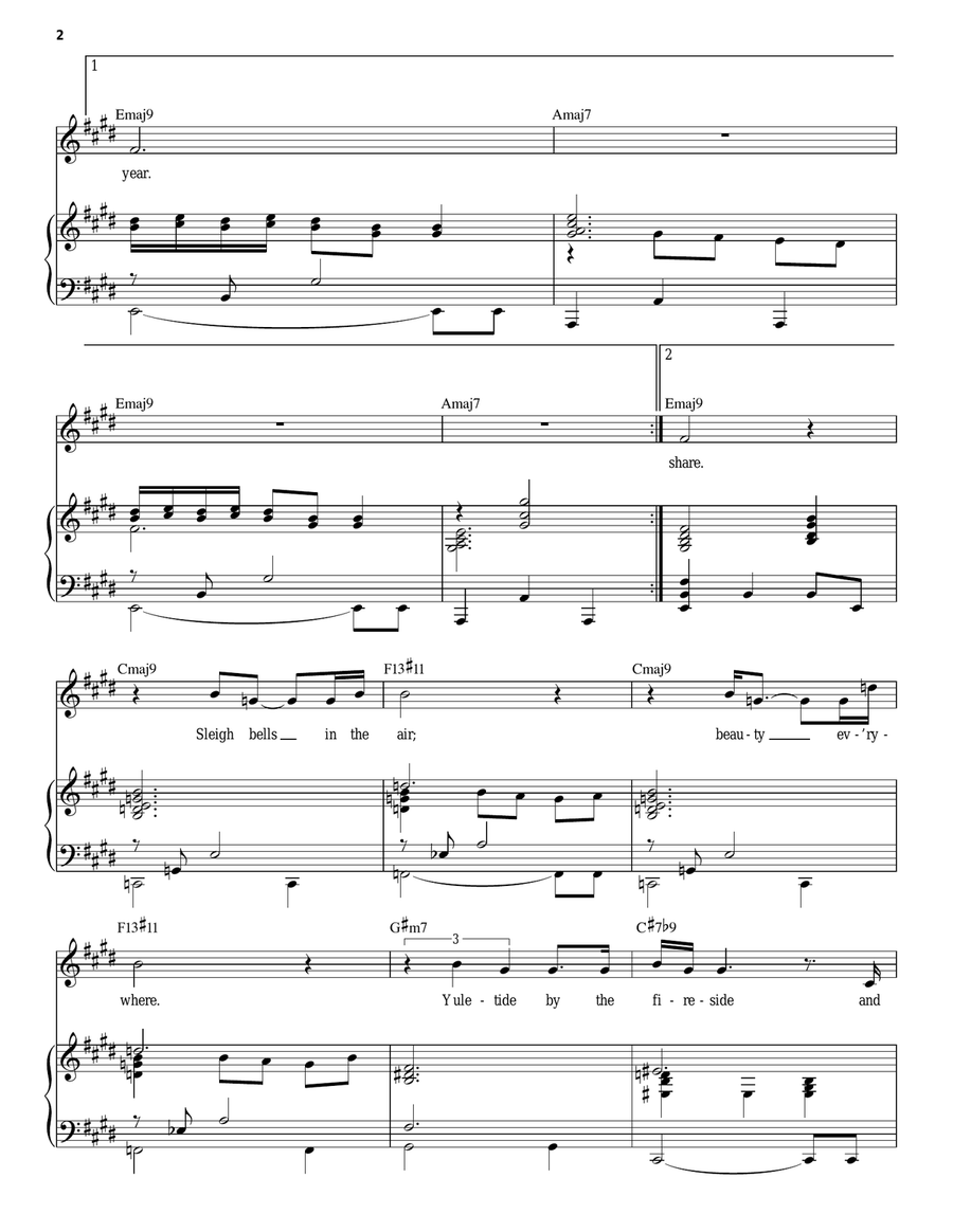 Christmas Time Is Here Christmas Time Is Here Piano, Vocal scores gallery preview page 2
