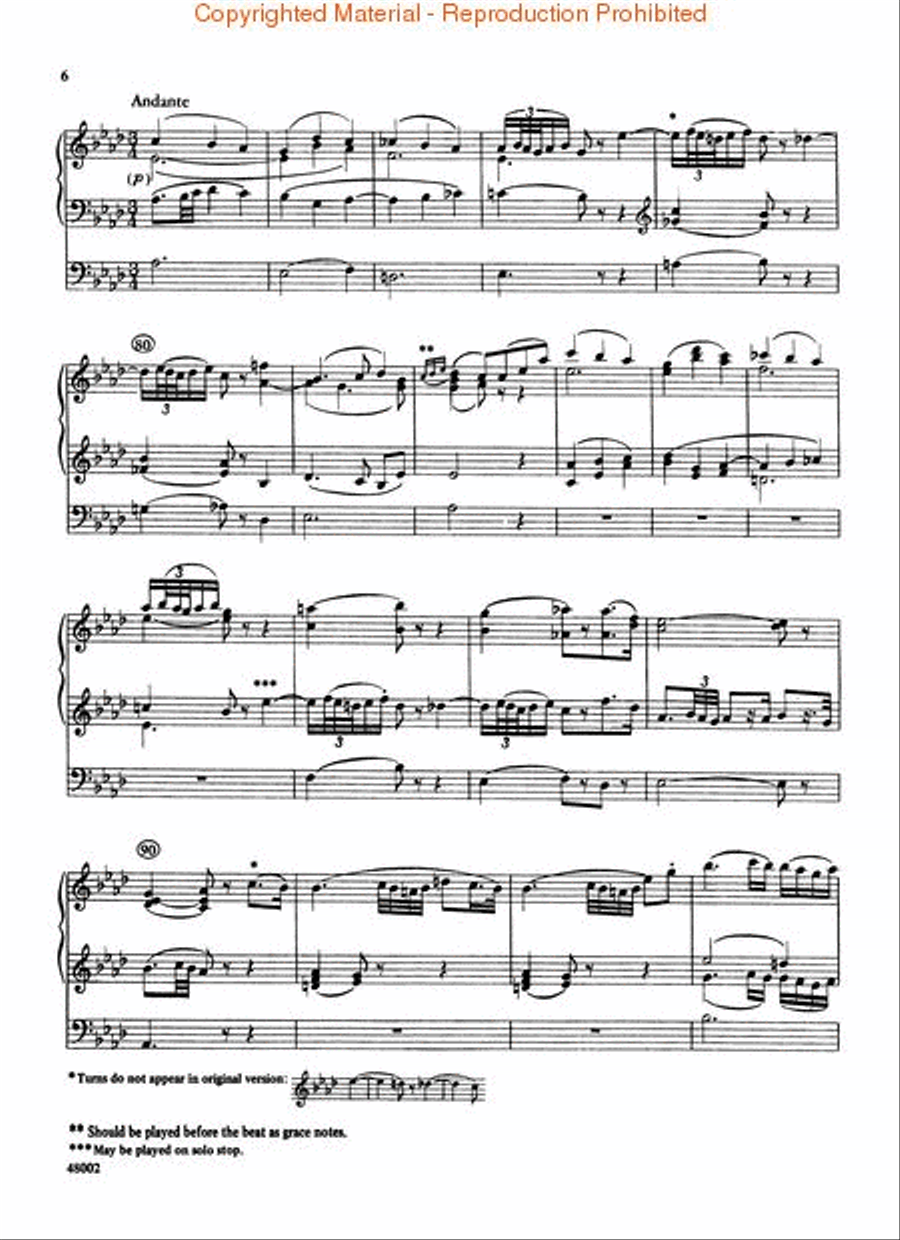 Fantasia in F Minor, K.608 (Great Performer's Edition) Organ scores gallery preview page 3