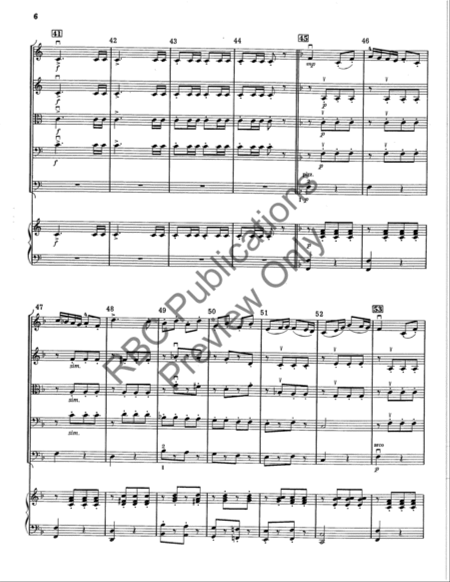French Military March (Score) String Orchestra scores gallery preview page 7