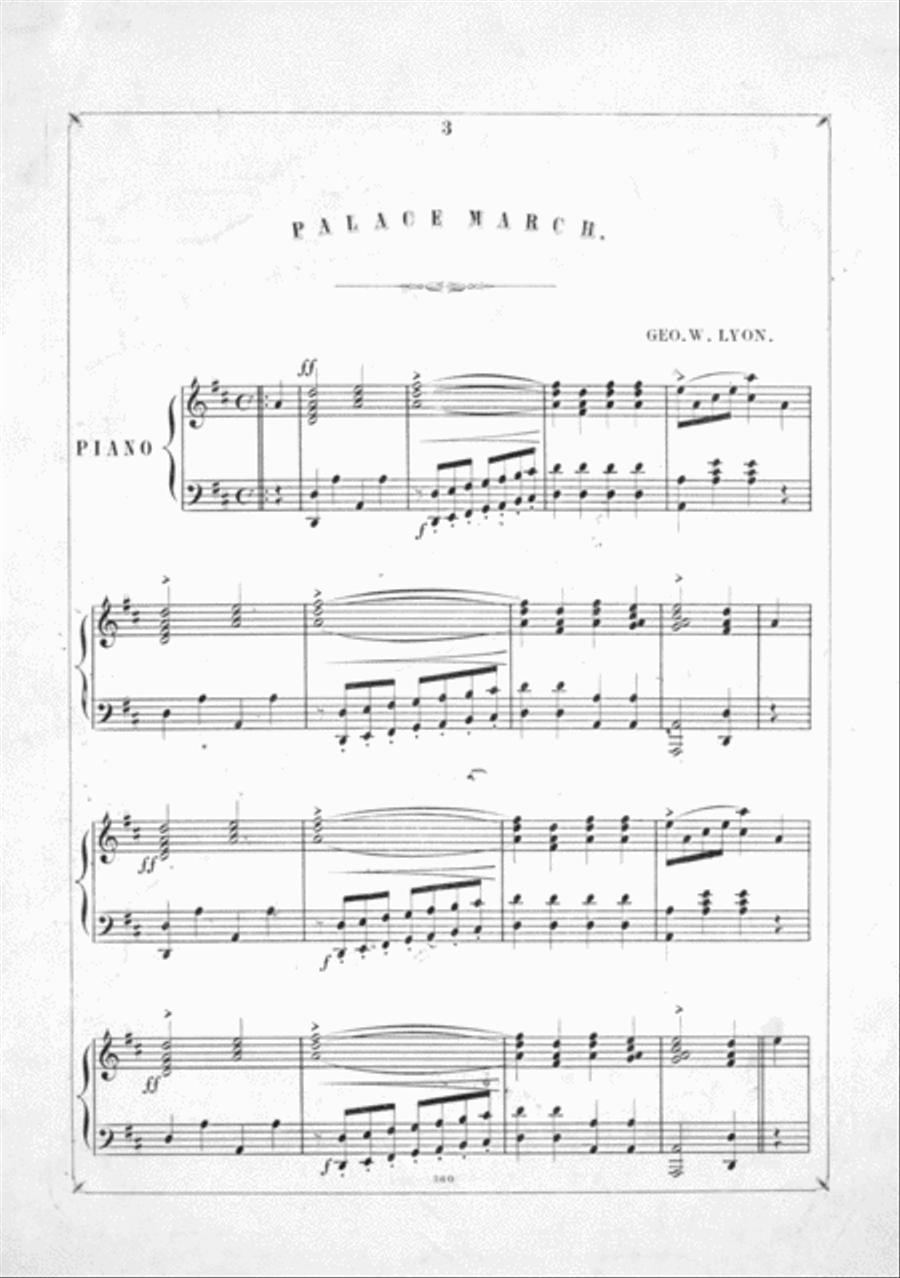 Palace March Piano Solo scores gallery preview page 2