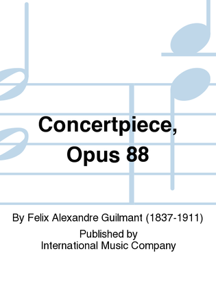 Book cover for Concertpiece, Opus 88