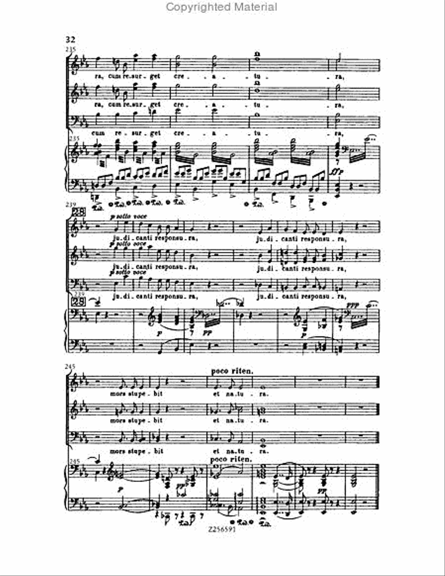 Grande Messe du Morts, H 75 Choir scores gallery preview page 32